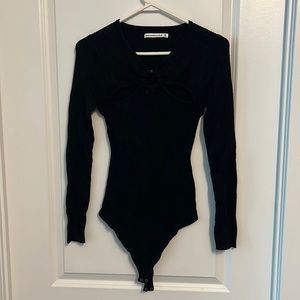 Abercrombie sweater bodysuit with detail size M